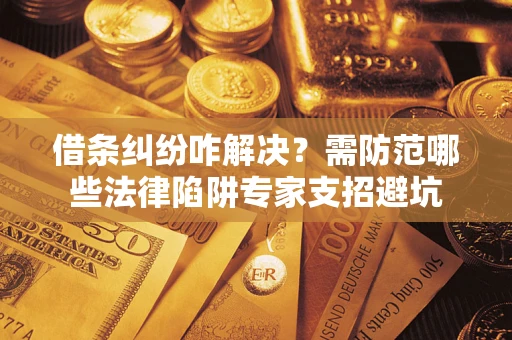 北京借条纠纷咋解决？需防范哪些法律陷阱专家支招避坑