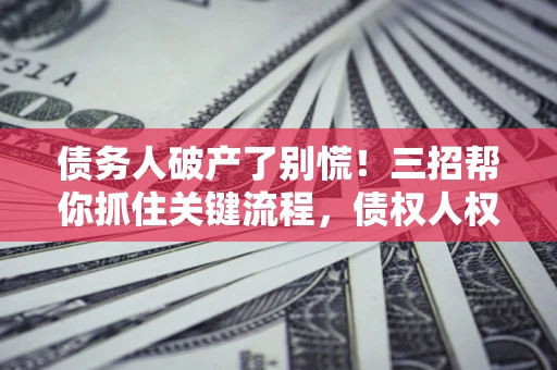 北京债务人破产了别慌！三招帮你抓住关键流程，债权人权益不再缩水