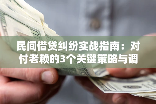 北京民间借贷纠纷实战指南：对付老赖的3个关键策略与调解盲区解析