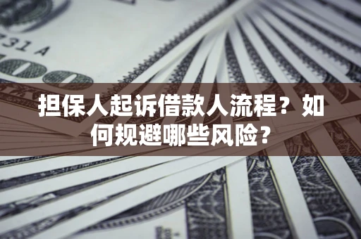 北京担保人起诉借款人流程？如何规避哪些风险？