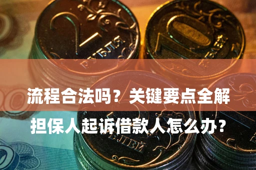 北京

担保人起诉借款人怎么办？流程合法吗？关键要点全解析