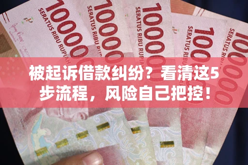 北京被起诉借款纠纷？看清这5步流程，风险自己把控！