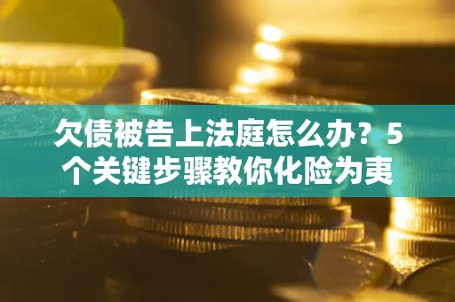北京欠债被告上法庭怎么办？5个关键步骤教你化险为夷