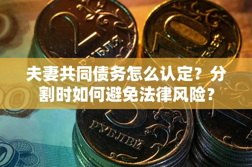 北京夫妻共同债务怎么认定？分割时如何避免法律风险？
